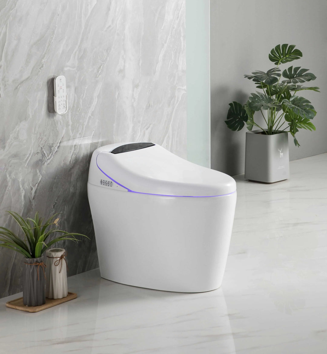 Smart Toilet - Intelligent Comfort, Automatic Flushing, and Heated Seat