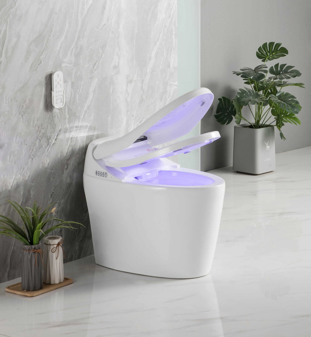 Smart Toilet - Intelligent Comfort, Automatic Flushing, and Heated Seat