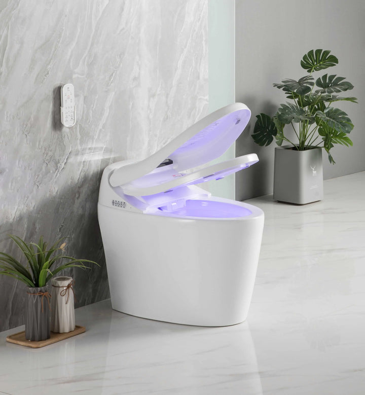 Smart Toilet - Intelligent Comfort, Automatic Flushing, and Heated Seat