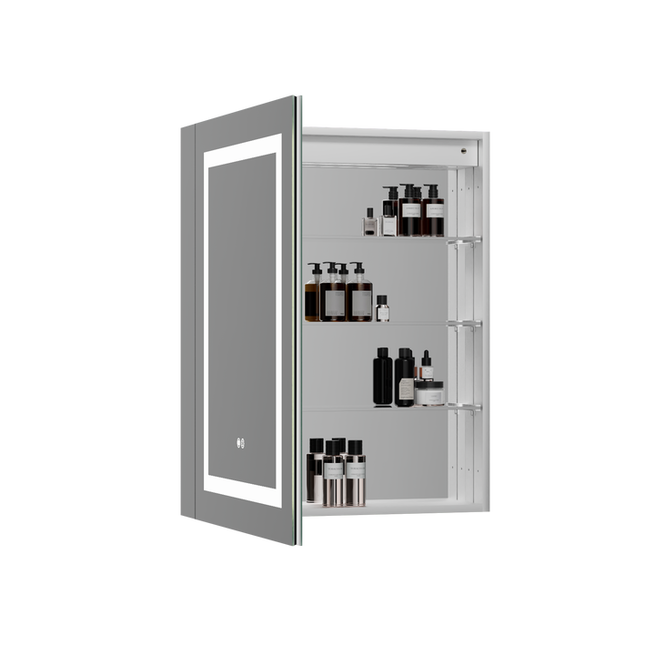 LumiVault – Frameless Smart LED Mirror Cabinet