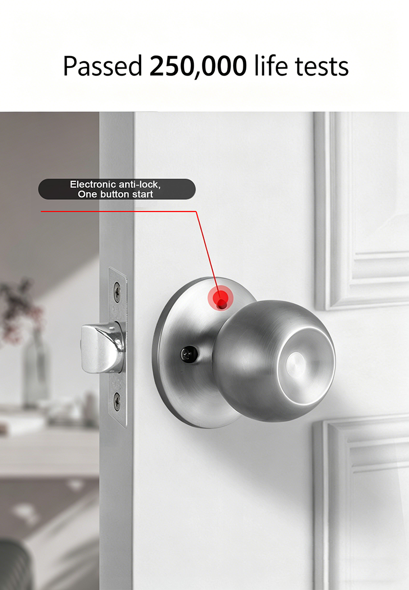 Biometric Smart Door Knob with Fingerprint & App Control
