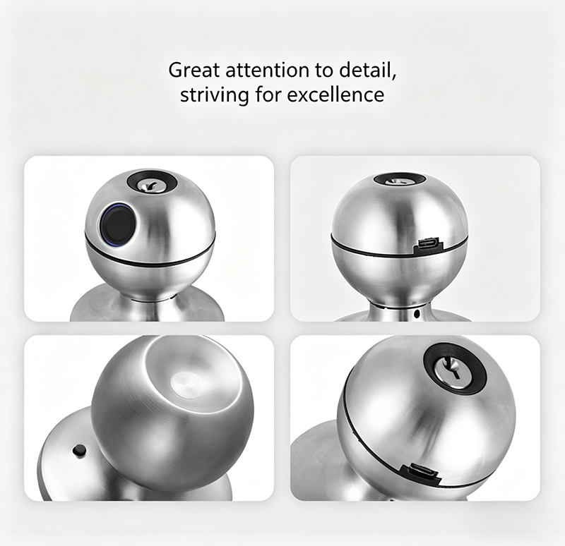 Biometric Smart Door Knob with Fingerprint & App Control