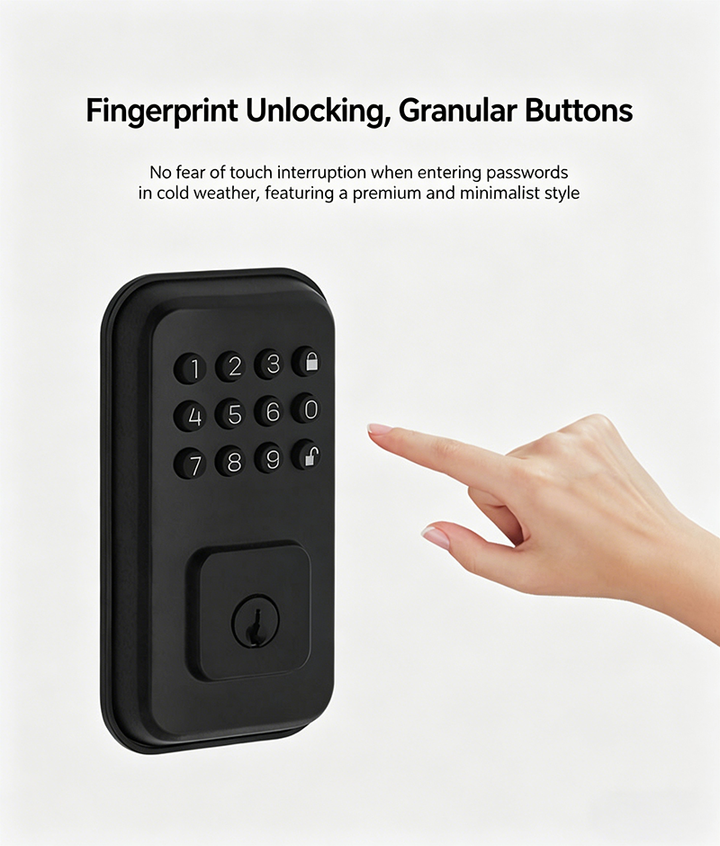 Keyless Smart Deadbolt Lock with Tuya App Control