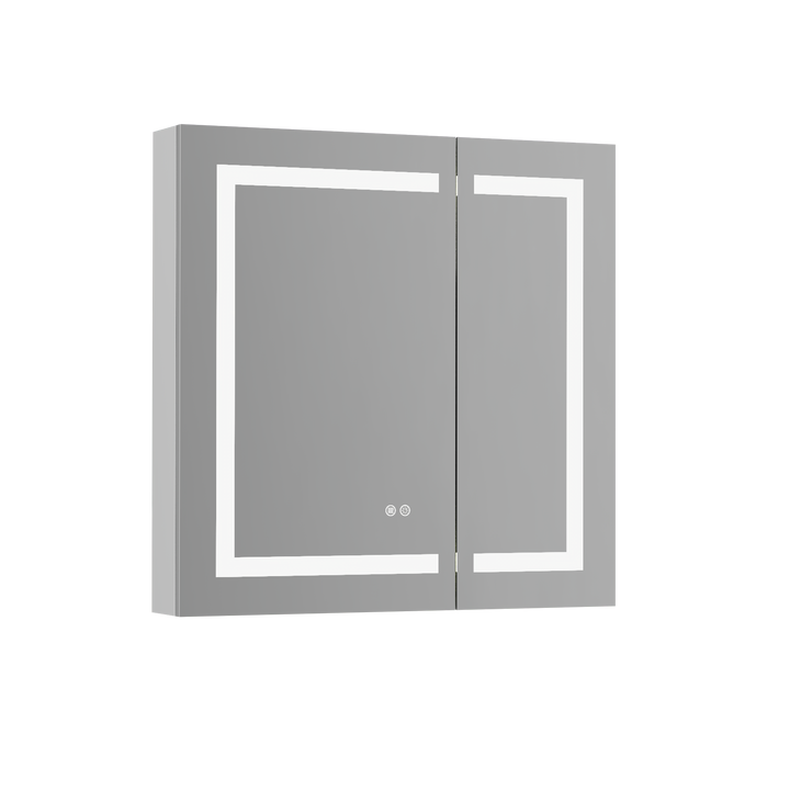 LumiVault – Frameless Smart LED Mirror Cabinet