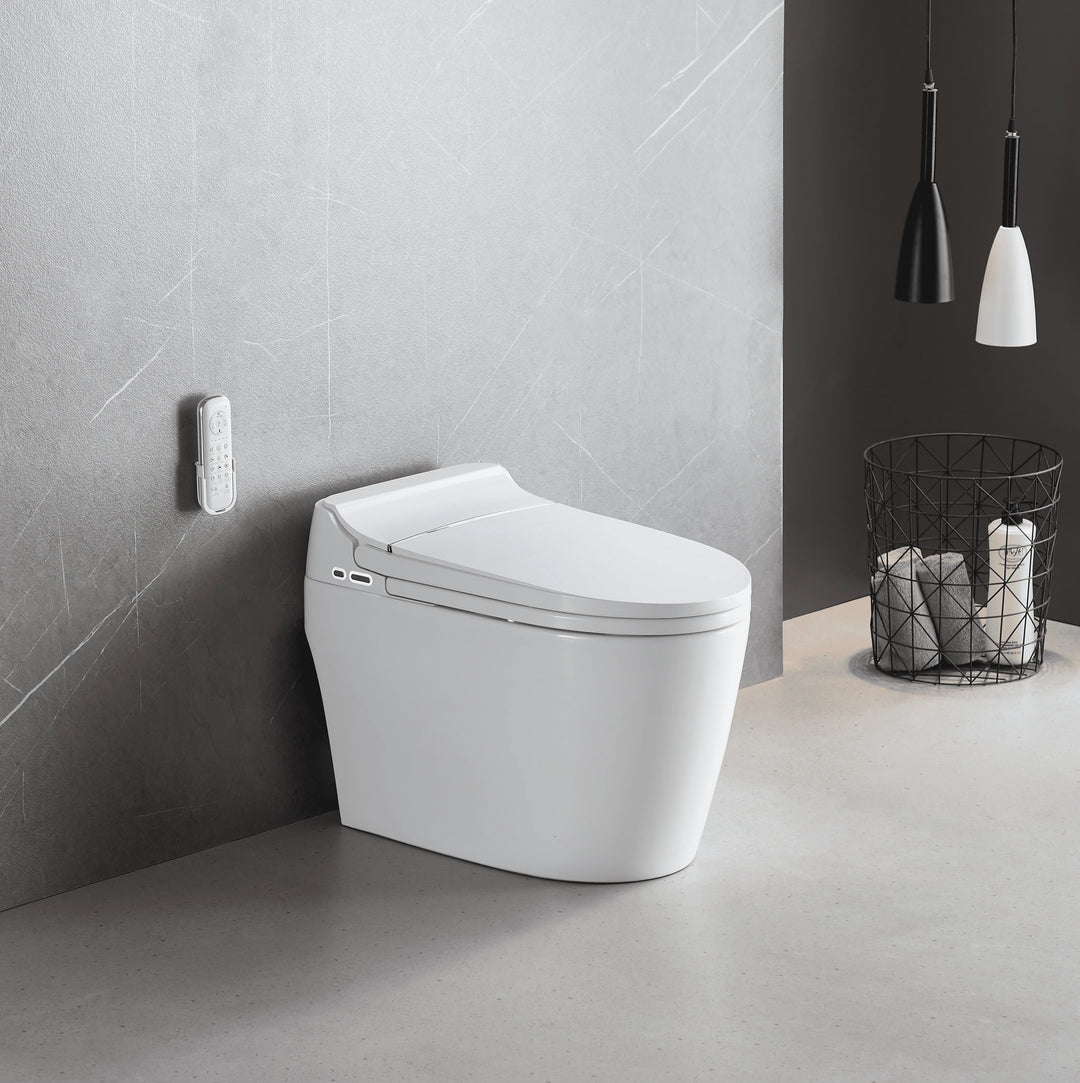 Tankless Smart Bidet Toilet - Heated Seat & Eco-Friendly Design