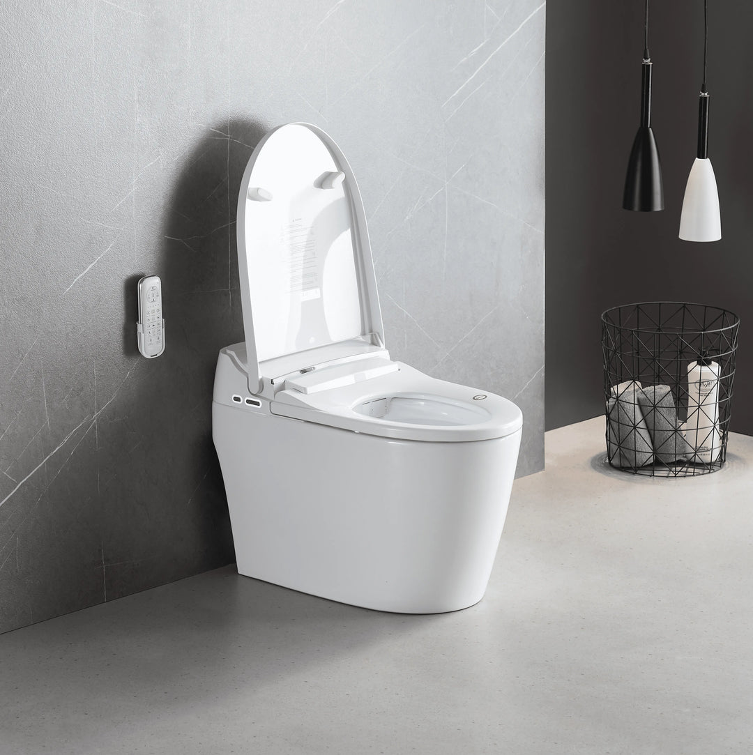 Tankless Smart Bidet Toilet - Heated Seat & Eco-Friendly Design