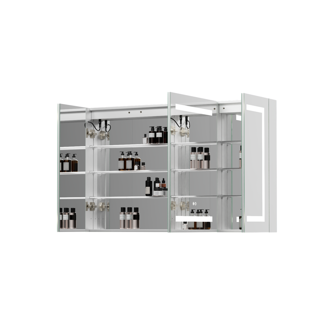 LumiVault – Frameless Smart LED Mirror Cabinet