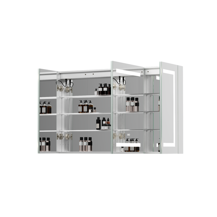LumiVault – Frameless Smart LED Mirror Cabinet