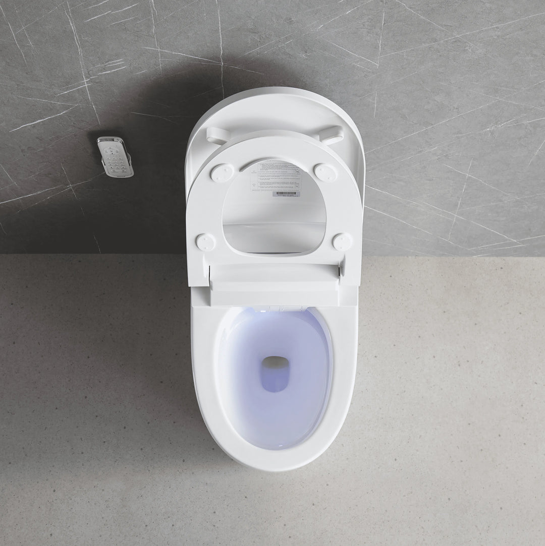 Tankless Smart Bidet Toilet - Heated Seat & Eco-Friendly Design