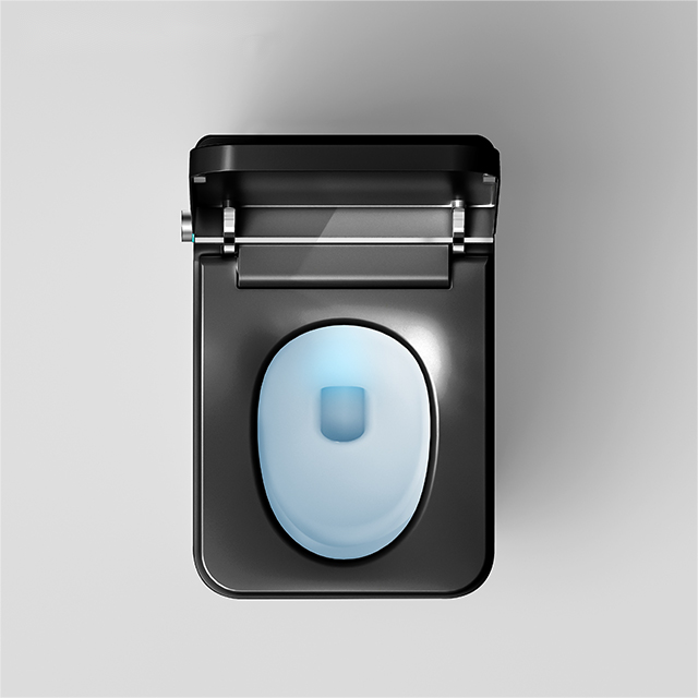 Black Tankless Smart Bidet Toilet - Modern Elegance, Superior Hygiene & Instant Warm Water