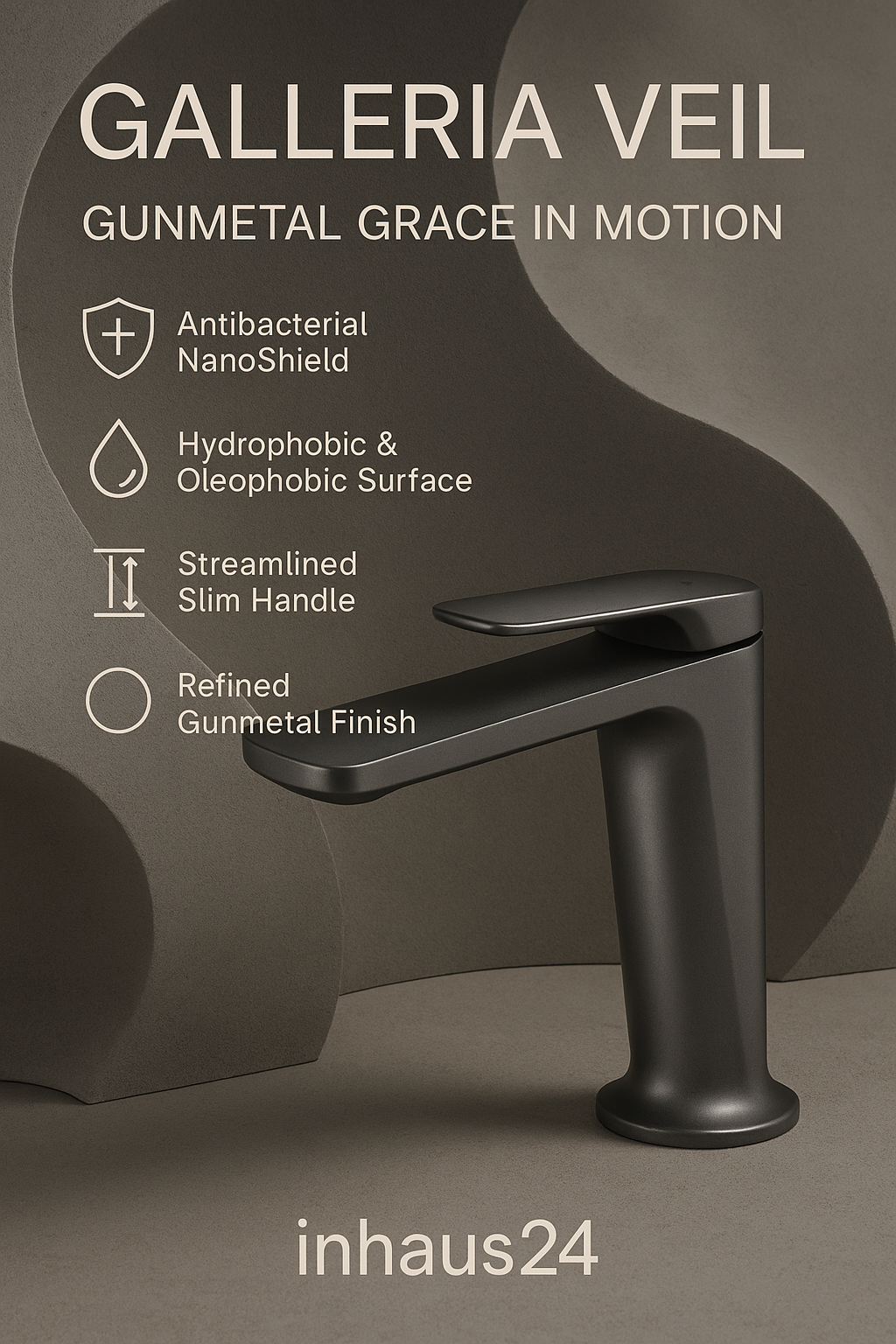 The Galleria: Veil – Gunmetal Grace in Motion