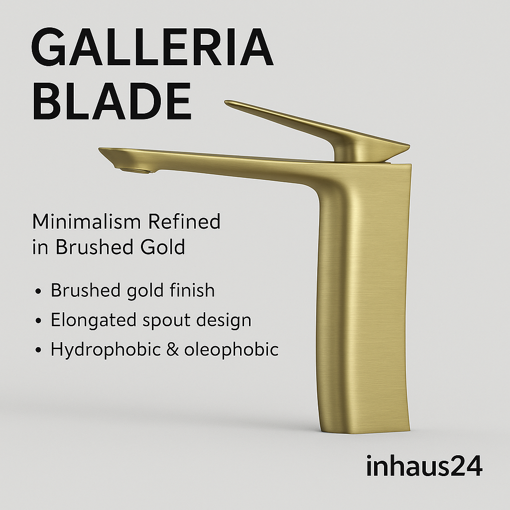 The Galleria: Blade – Golden Precision Meets Sculptural Form