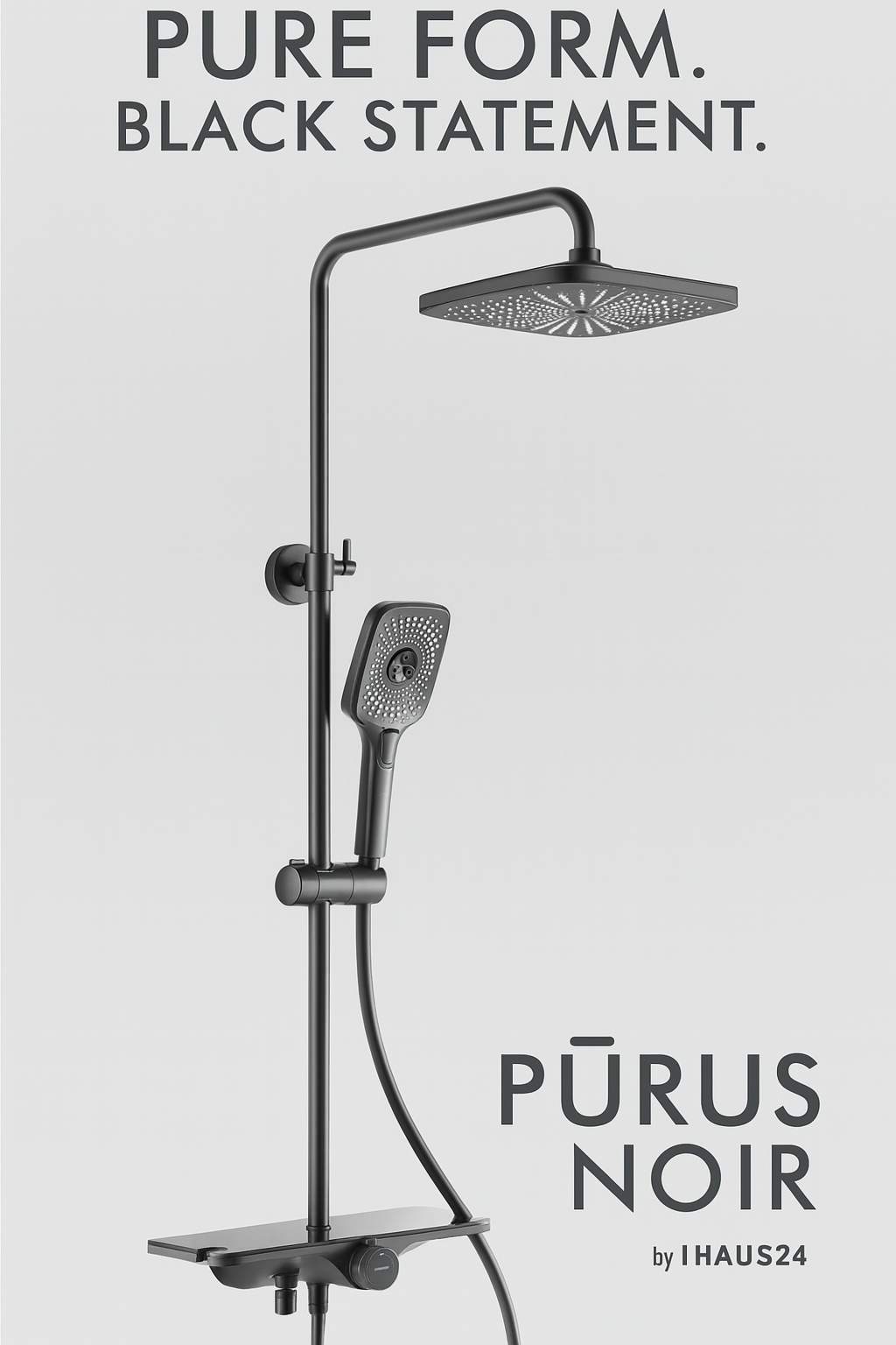 AquaVita: Pūrus Noir-Where Purity Meets Style.