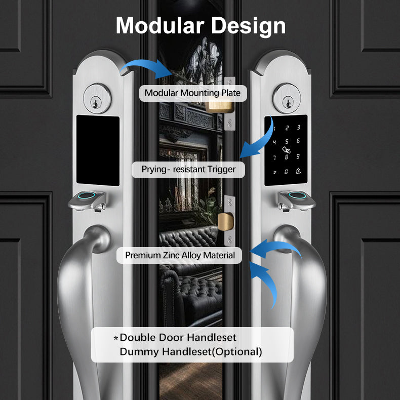 Tuya Smart Door Lock with Handle