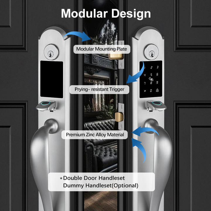Tuya Smart Door Lock with Handle
