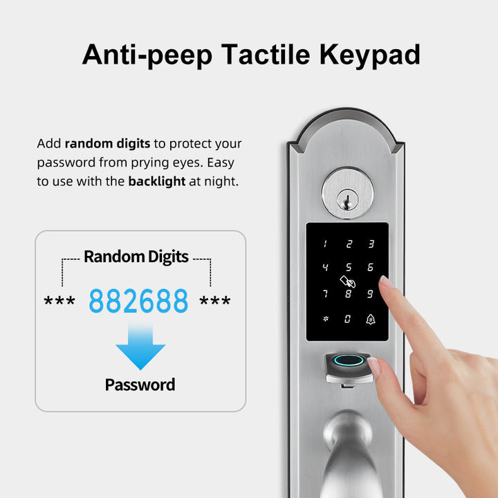 Tuya Smart Door Lock with Handle