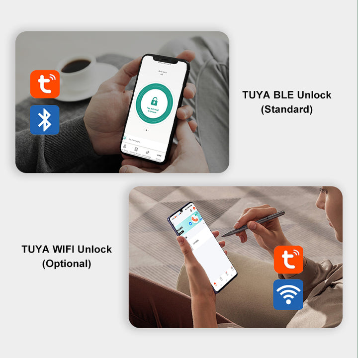 Tuya Smart Door Lock with Handle