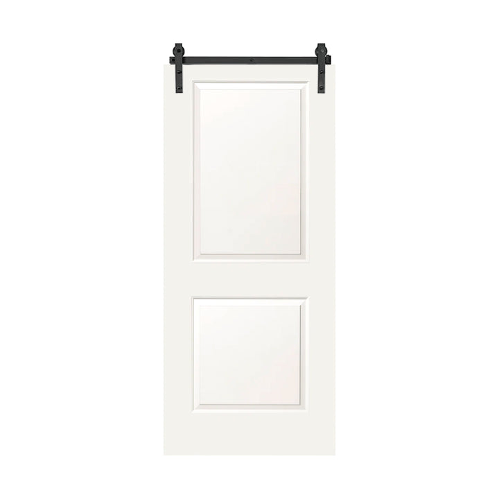 WPC Barn Door-VTS-W-27705-3684(36*84*1-9/16inch, Single Molded door, 2 Panel, WPC Board + PVC Skin + Foam Core))